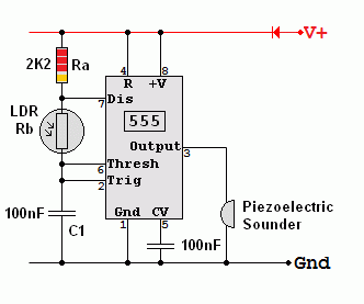 555-Astable with an LDR