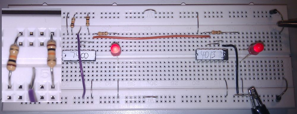 Debounce and Counter Circuit Photo